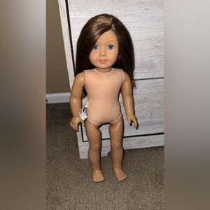 American Girl Doll with Cream Outfit